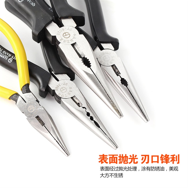 尖嘴钳st-602h多功能6寸电工尖咀钳子st-346s迷你5寸st-502 五金/工具 尖嘴钳 原图主图