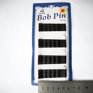 韩国黑色一字夹刘海夹简约细发夹小边夹发卡影楼复古小钢夹头饰品