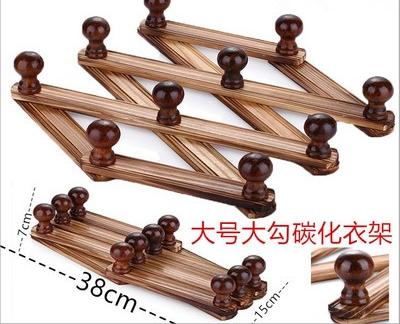 實木制裝飾牆上衣服挂鈎牆壁的挂式木質置物伸縮衣架挂包入戶衣架在類目 收納整理, 家庭整理用具, 掛鉤/粘鉤中 - 來自Buy2taobao.com提供專業的淘寶代購服務