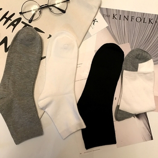 中筒袜纯棉男袜保暖全棉袜子吸汗 厚款 日韩潮品 男棉袜秋冬季