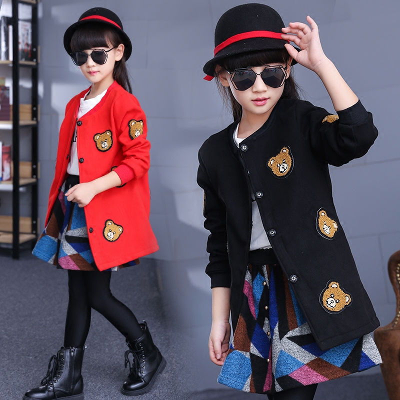 Manteau pour fille en laine - Ref 2161535 Image 4