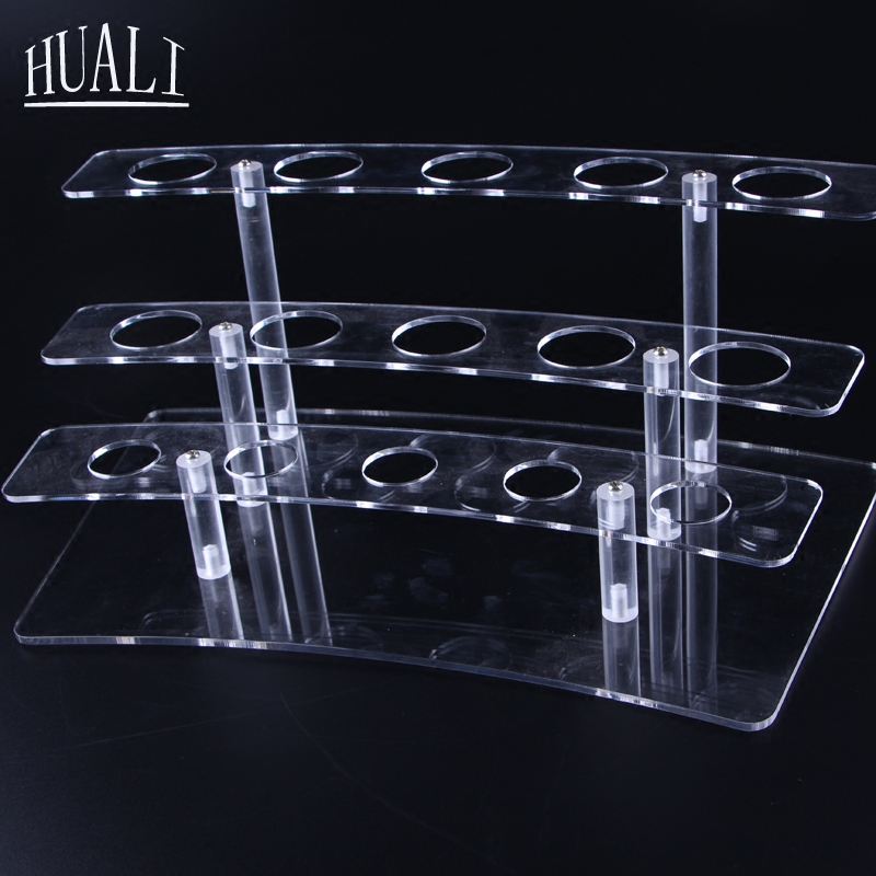 电筒头灯塑料展示架亚克力架塑料支架电筒架 自行车灯展示架