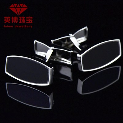 英博 法式金属袖扣 镶嵌工艺亮石法式衬衫袖钉 cufflinks m789