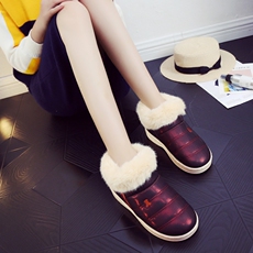 Pantoufles enfants en suède pour hiver - semelle autre - Ref 1006096 Image 11