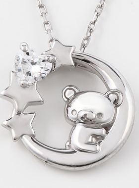 日本银项链San-X银饰项链