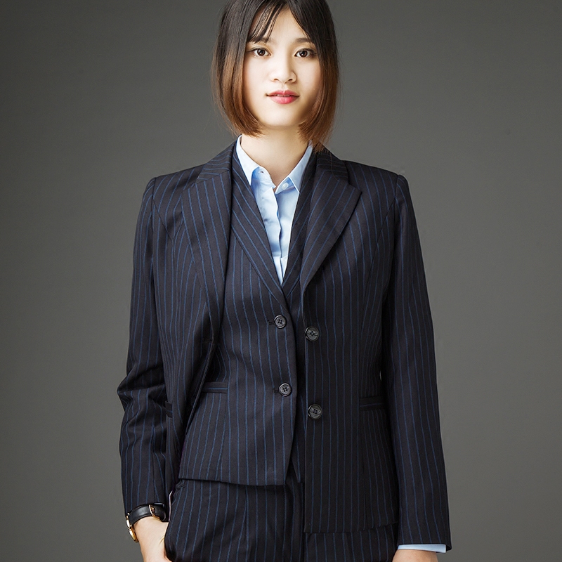 万职服饰建行行服银行女西服套装02马甲02西裤02西装02西裙