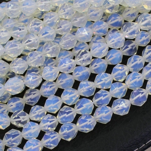 diy手工珠子散珠串珠饰品手链项链耳环 蛋白石 星形菱形钻石切面