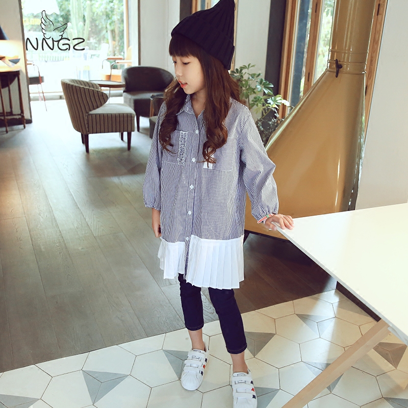 Chemise fille NNGZ à manche longue - Ref 2088661 Image 1