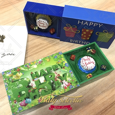 美国Mr Christmas塑料音乐盒八音盒火柴盒设计生日快乐歌礼物包邮