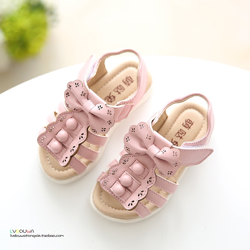 Sandales enfants en PU orteil totem pour été - semelle plastique - Ref 1053467 Image 1