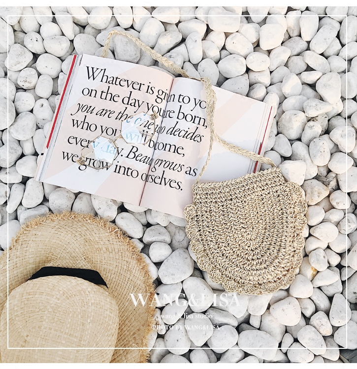 沙滩包2018新款韩国ins爆款草编手提包手工编织旅游度假女包|ruв категории Сумки, Г - жа сумки - от Buy2taobao.com для оказания профессиональной услуги покупки агента Taobao