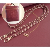 香包串皮链条定制小香穿皮包链条真皮包带串皮链子皮质包链条单买