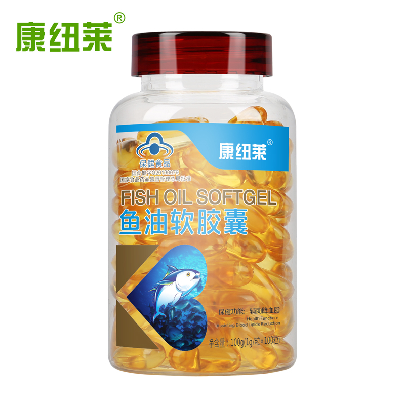 康纽莱 佳蓓牌鱼油软胶囊 1g/粒*100粒