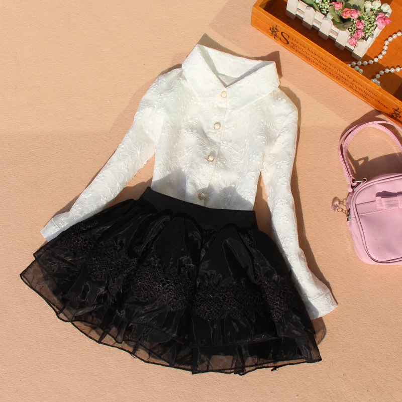 Chemise fille à manche longue - Ref 2084576 Image 1