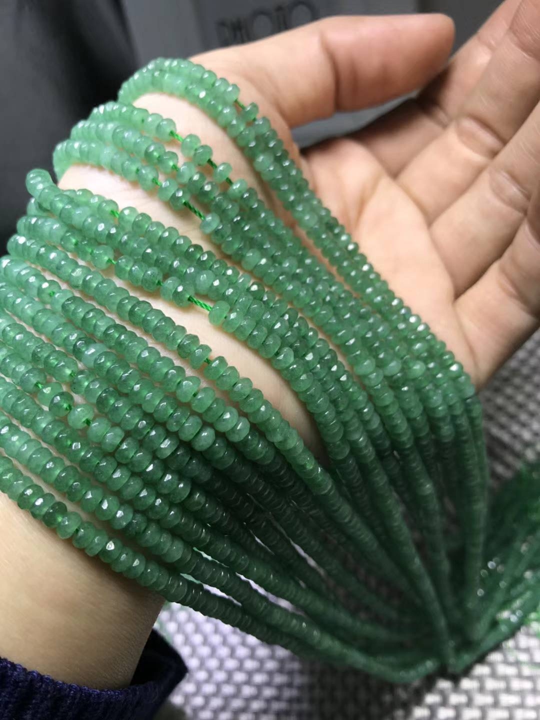 天然水晶刻面半成品散珠