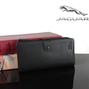 正品JAGUAR捷豹男士牛皮手包JM27771201 真皮商务软手拿包手抓包