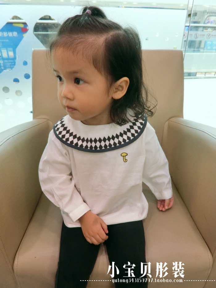 Chemise fille à manche longue - Ref 2084936 Image 1