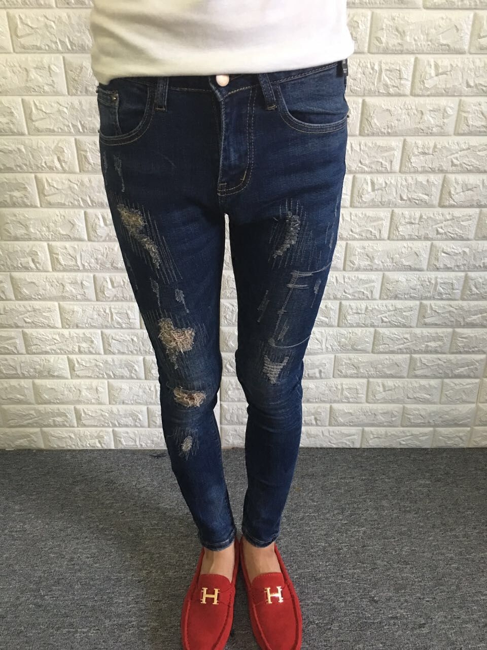 Jeans pour adolescent pieds Slim - Ref 1462418 Image 1