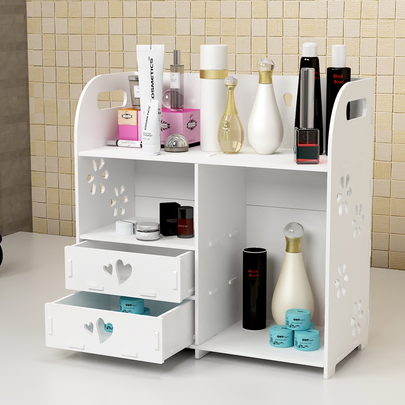 防水卫生间收纳架塑料置物架桌面