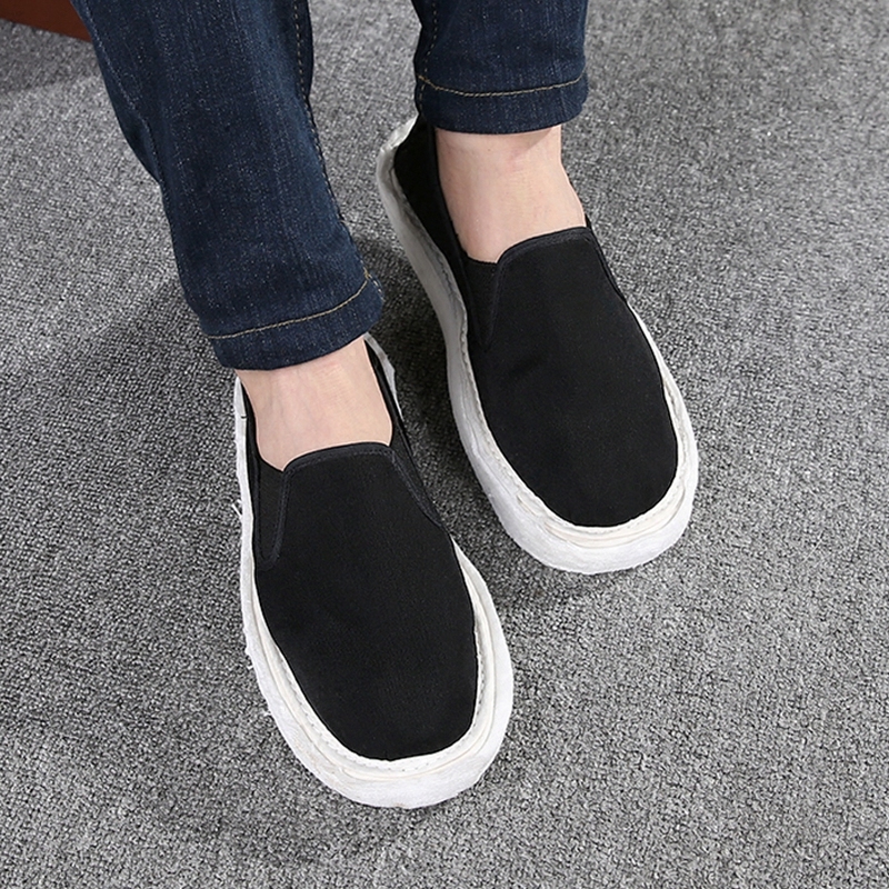 老北京千层底布鞋男纯手工  全棉松紧口一脚蹬男士休闲毛边爸爸鞋,流行男鞋,布鞋,淘宝优惠券,粉丝福利购,淘宝优惠卷