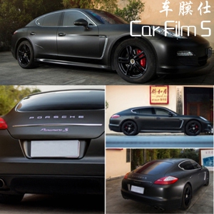 汽车进口哑光黑全车膜 车顶膜亮黑改色膜 内饰引擎盖贴纸亚光贴膜