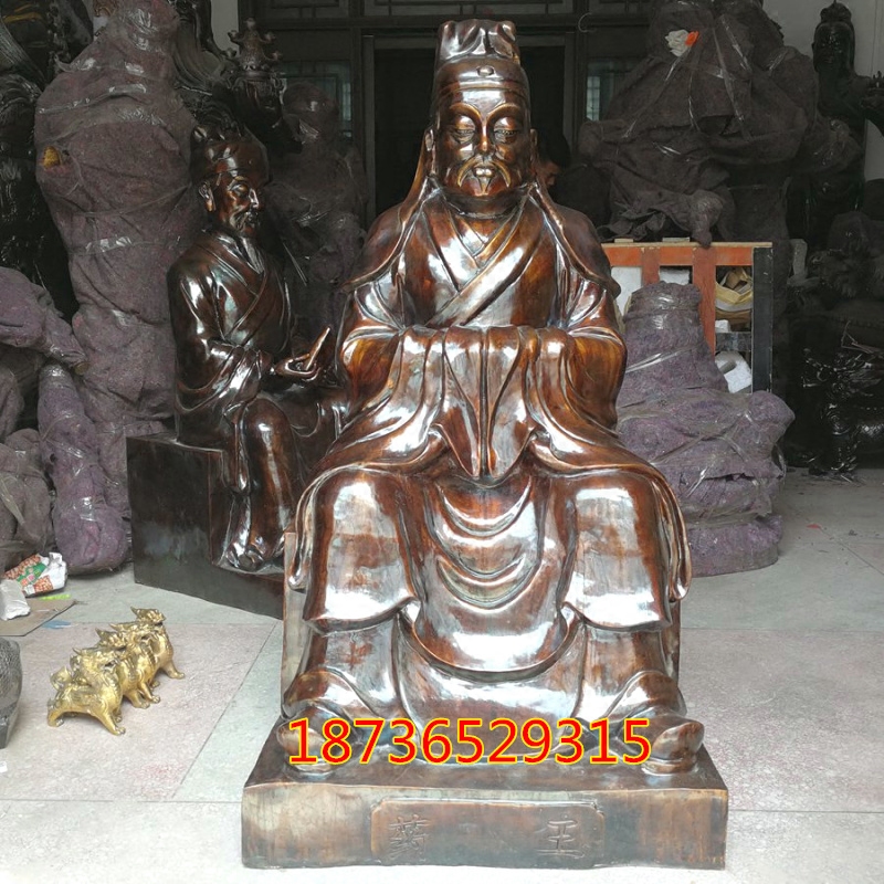大号纯铜孙思邈像医圣药王神医百岁药王药圣孙思邈铜器摆件