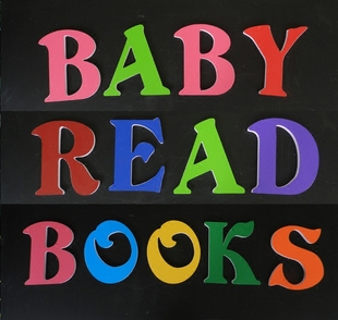 3D立体墙贴 BOOKS 儿童房卧室 书店 饰 BABY 图书馆装 READ