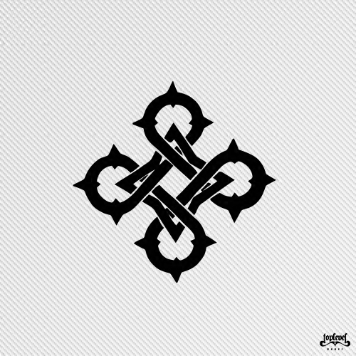 潮品汇镂空贴荆棘纹身汽车TLP