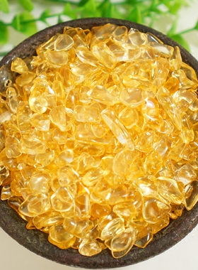 天然水晶碎石颗粒半成品消磁