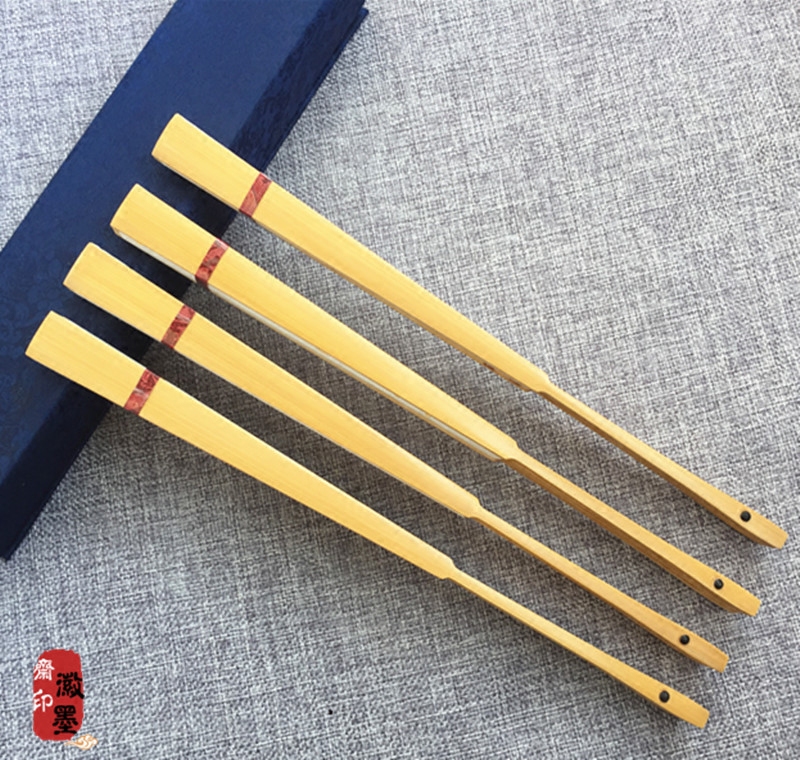 5把包邮文玩扇子9.5寸手工司玉水磨玉竹宣纸扇空白洒金苏工扇面