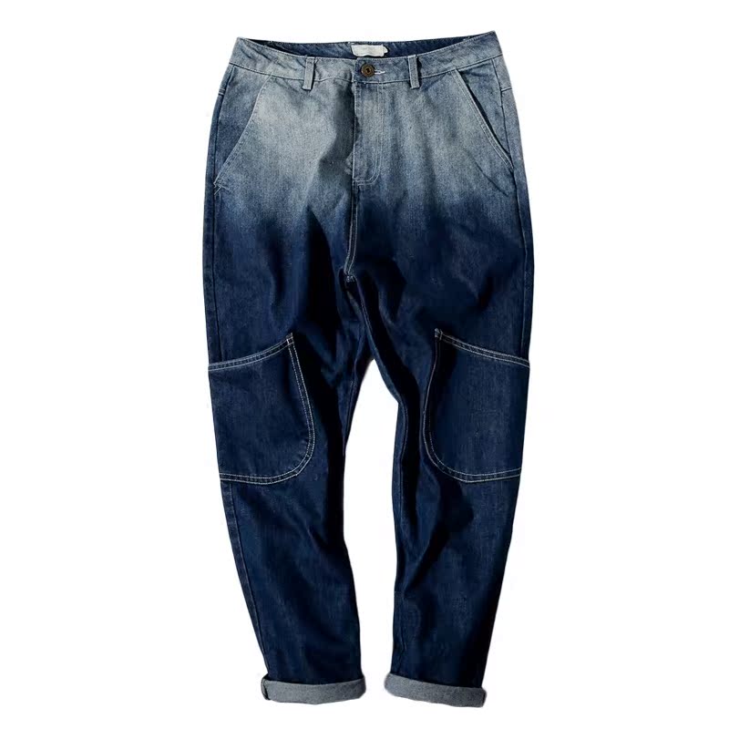 Jeans pour jeunesse droite en vrac en coton pour automne - Ref 1482781 Image 5