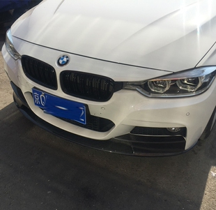 宝马新3系F30 F35 320LI 328I 改MP前包围MT 碳纤前唇 后唇 排气