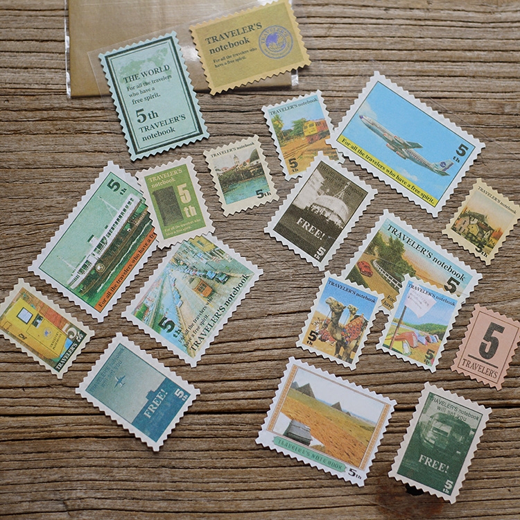Retro Travel notebook stamp Sticker DIY album diary Decorative stickers 18 Xiao Zhang entersin the Festive supplies/Gift , Gift ideas , Creative Stickers  category - from Buy2taobao.com to provide professional Taobao agent buy service