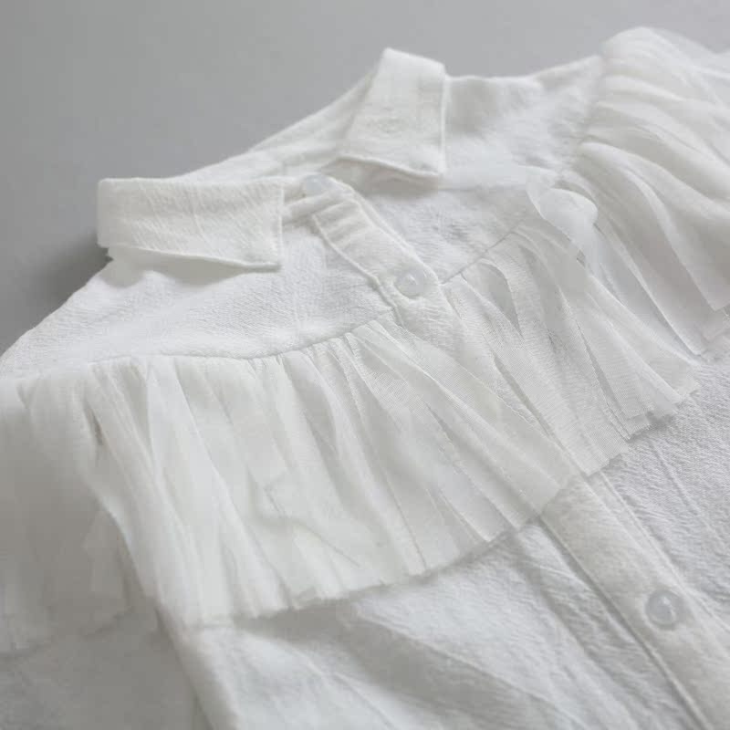 Chemise fille à manche longue - Ref 2087433 Image 4