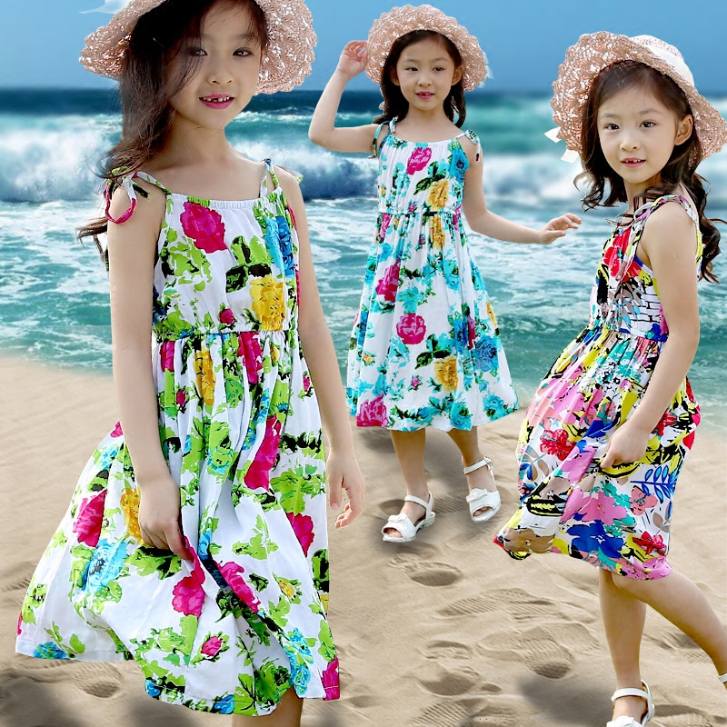 Robe enfant en mousseline de soie - Ref 2045073 Image 1