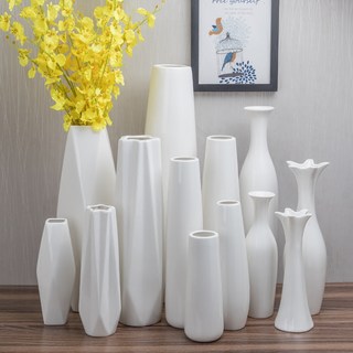 落地花瓶60cm 大号 陶瓷花瓶小清新 花瓶客厅插花现代简约 可装水