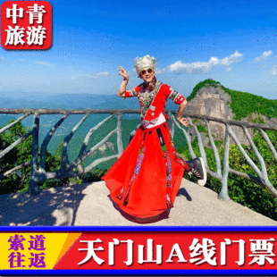 [张家界天门山国家森林公园-A线游览套票]天门山门票双索道张家界旅游订票