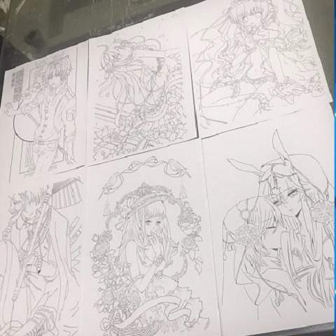 a4动漫手绘稿漫画线稿25/50张/100张 随机 可临摹可填色|msdalam kategori Kamus elektronik/buku kertas elektronik/alat tulis, alat lukisan/kayu dicat/bekalan Calligraphy, lakaran/bertulis Plain - dari Buy2taobao.com untuk memberikan perkhidmatan ejen Taobao profesional membeli