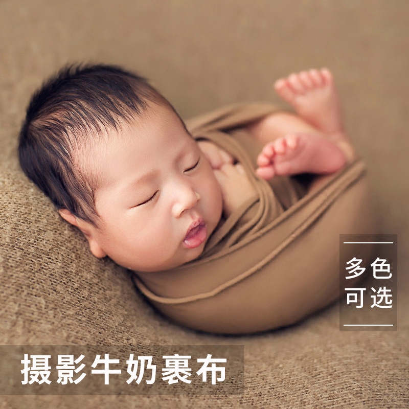 新生儿摄影道具牛奶丝裹布影楼婴儿拍摄宝宝拍照儿童拍摄服装道具|ruв категории Детская одежда, другие - от Buy2taobao.com для оказания профессиональной услуги покупки агента Taobao