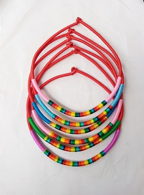 手工编织原创苗族项圈