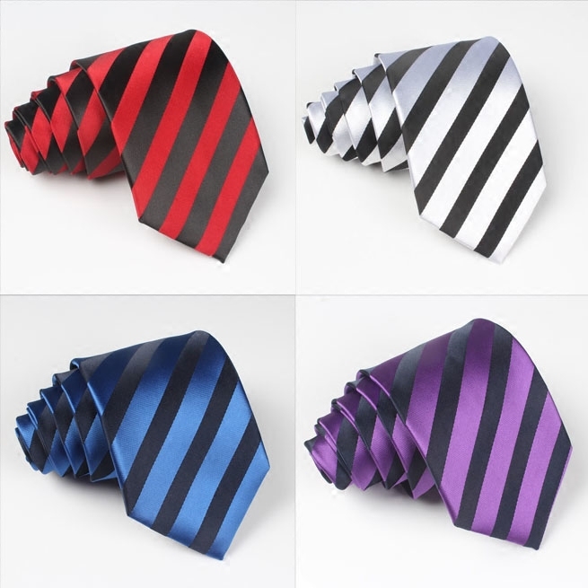 职业男商粉红业正条纹宽结婚