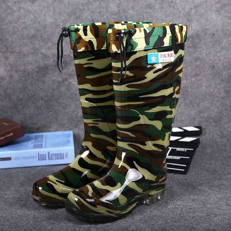 Chaussures - bottes caoutchouc homme pour printemps - semelle tendon - Ref 963221 Image 1