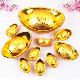 饰品 宝场景布置摆件旺财聚财开业商场柜台橱窗装 春节装 饰仿真金元