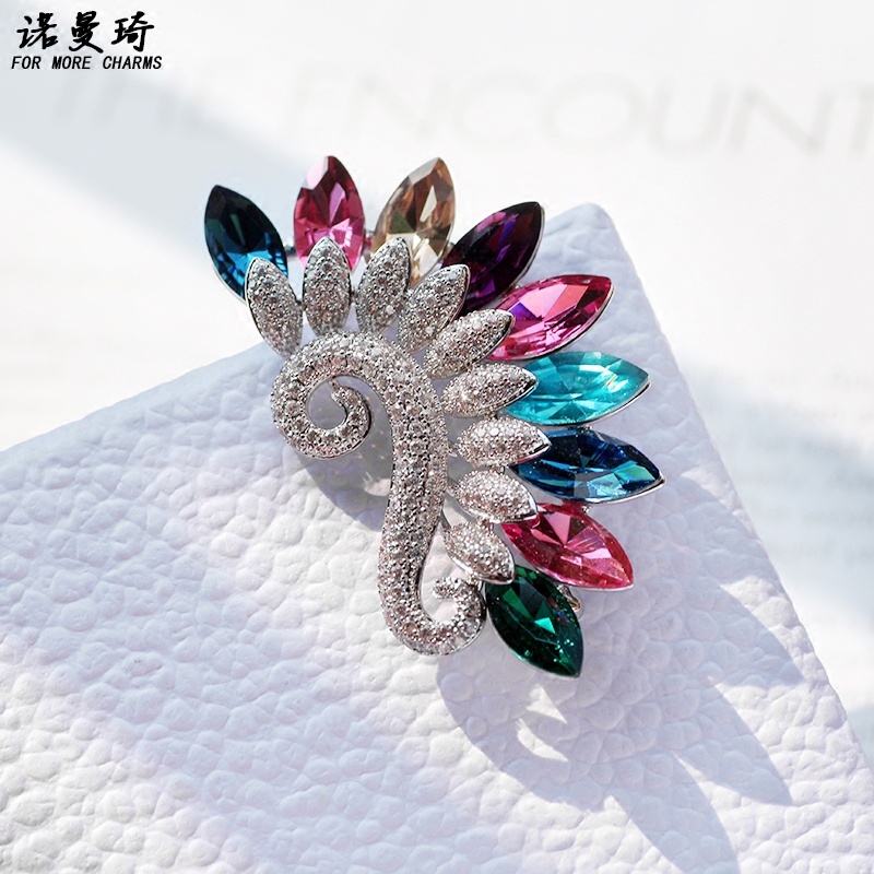 Broche femme en Zircon diamant - Ref 1174590 Image 3