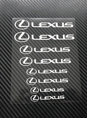 包邮LEXUS 凌志卡钳贴耐高温刹车贴汽车贴纸个性卡钳改装