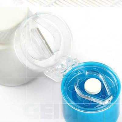 Pill Divide Storage Box Case Tablet Splitter Cutter Holder