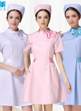 512护士节表演服前台导诊服舞台演出开业礼仪服美容院护士工作服