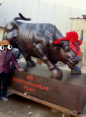 华尔街牛北京银行周年庆乔迁礼物