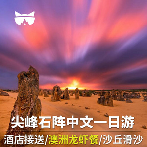 懒猫 西澳洲旅游 珀斯尖峰石阵龙虾工厂午餐中英文一日游含滑沙