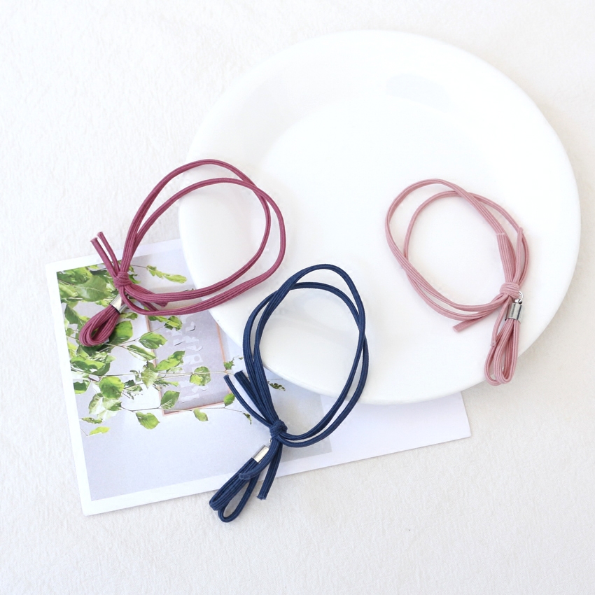 韩国发饰创意流苏双层蝴蝶结甜美发圈扎头发橡皮筋日韩发绳头绳女